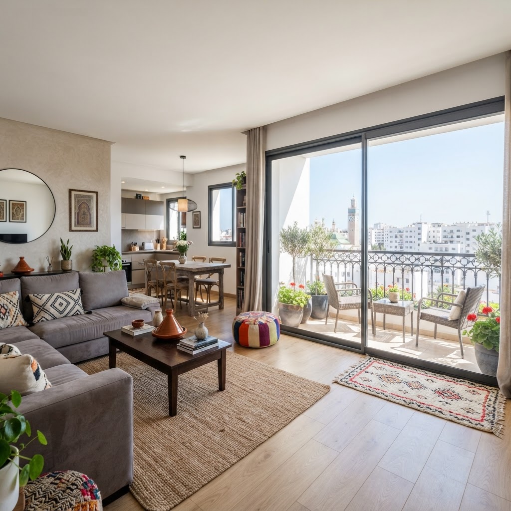 Appartement 3 chambres Maârif Casablanca