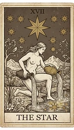 The Star tarot card
