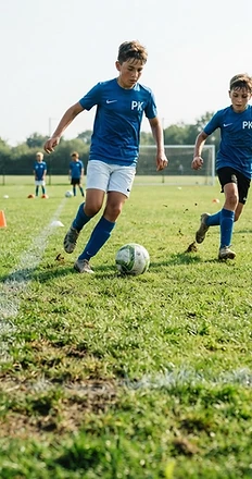 Fußballtraining am Standort Groß-Gerau