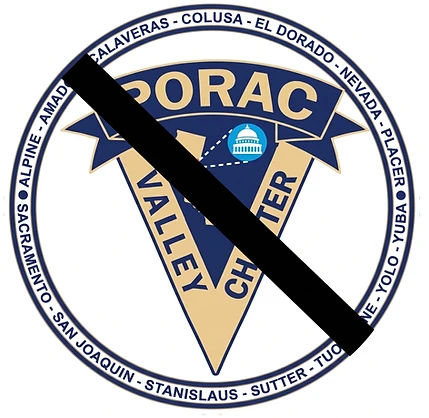 Valley Chapter PORAC mourning emblem