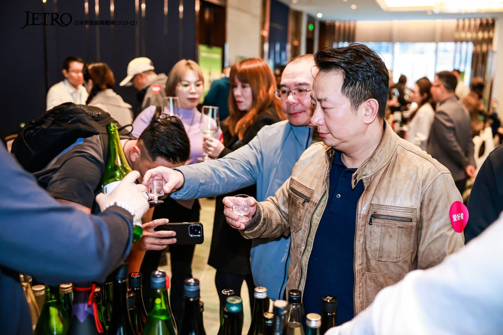 Interwine sake tasting