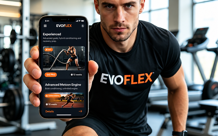 EVOFLEX app — programmes for every level