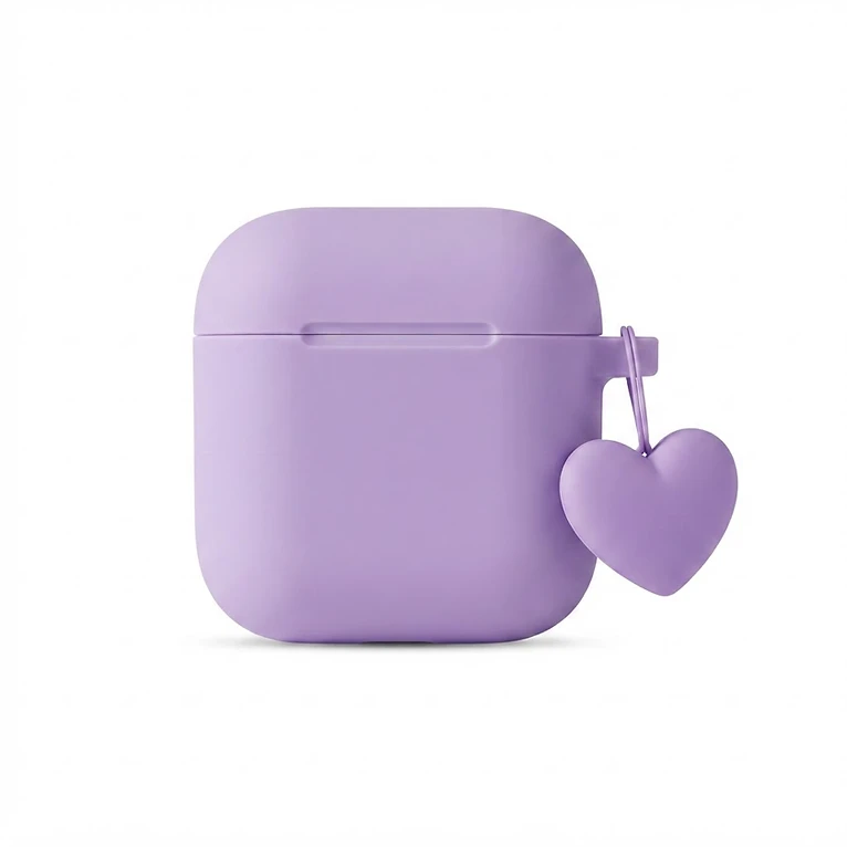 جراب حماية سماعات AirPods Pro بتصميم قلب