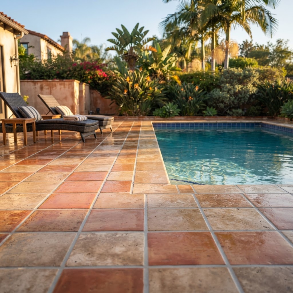 Outdoor Tile and Stone Cleaning in Los Angeles: Patios, Pool Decks and Walkways
