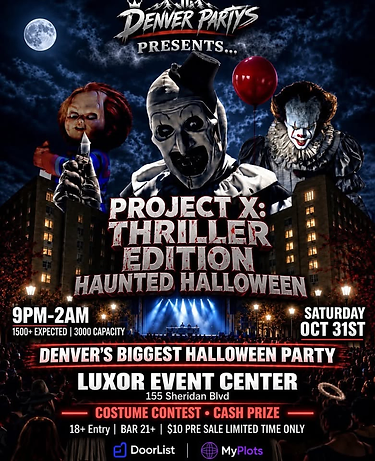 Project X: Thriller Edition — Oct 31, 2026