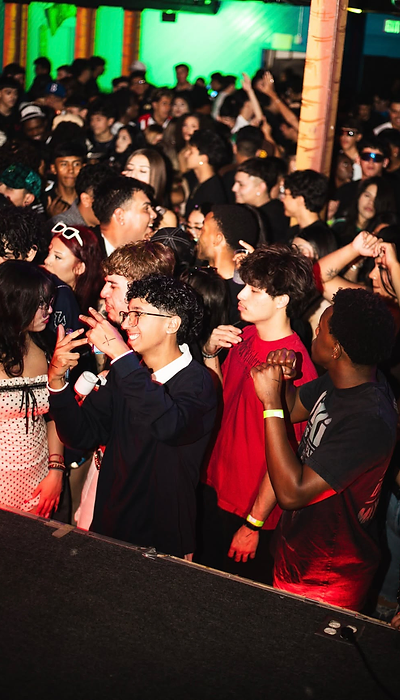 Crowd living it up at a Denver party