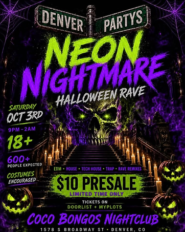 Neon Nightmare Halloween Rave