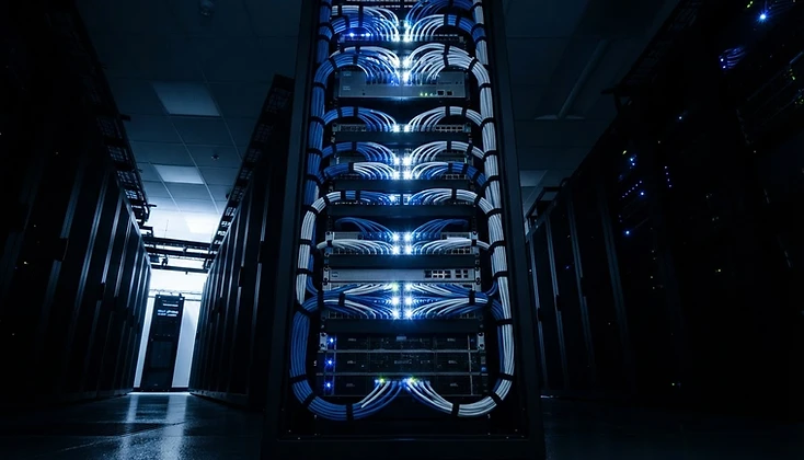 Organized commercial server rack infrastructure