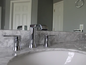 Primary Bathroom with Freestanding Tub — Hartville Kitchens and Bath