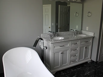 Primary Bathroom with Freestanding Tub — Hartville Kitchens and Bath