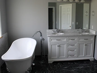 Primary Bathroom with Freestanding Tub