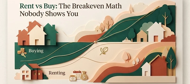 Rent vs Buy: The Breakeven Math Nobody Shows You