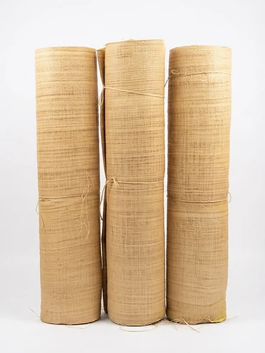 Natural raffia rabane