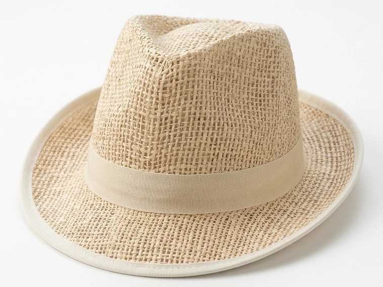 Raffia Fedora Hat