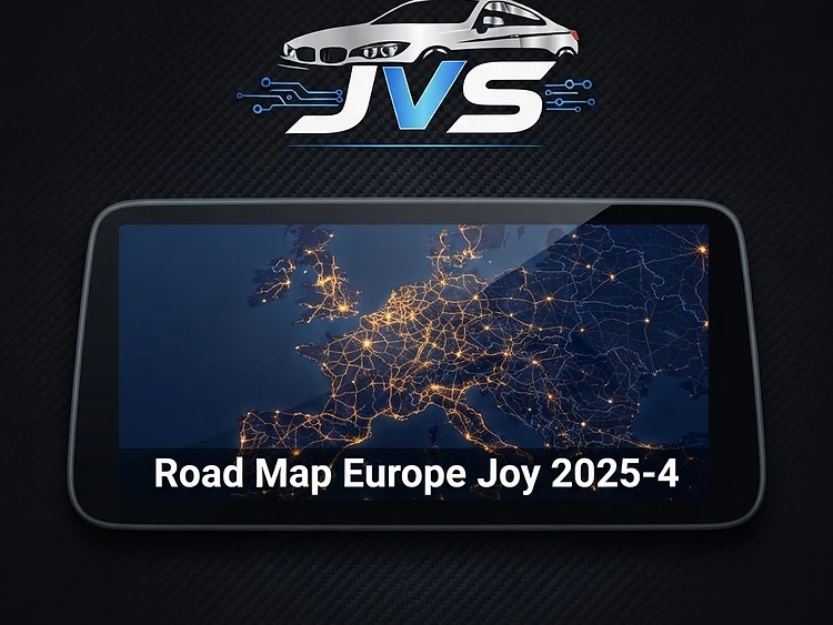 BMW Road Map Europe Joy 2025-4 — MGU2 Map Update — JVS digital store