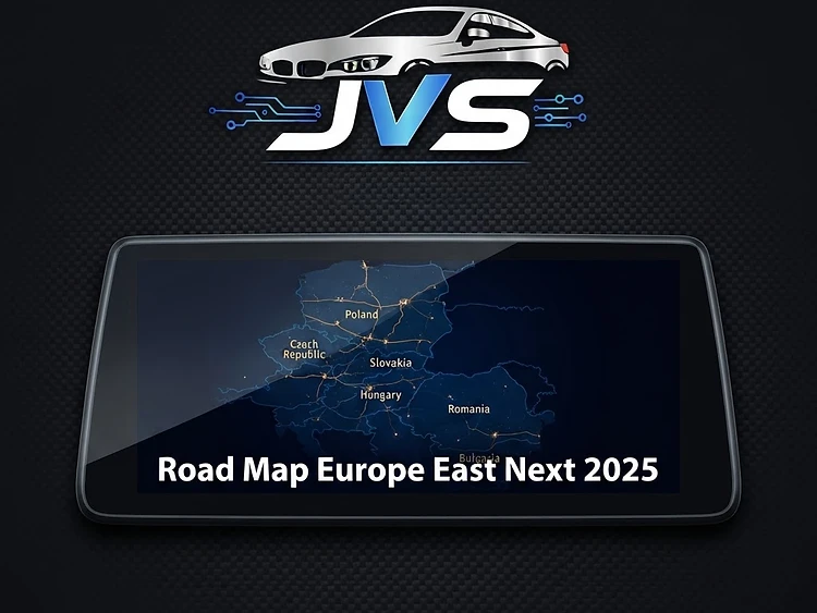BMW Road Map Europe East Next 2025 — NBT Map Update — JVS digital store