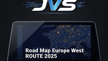 BMW Road Map Europe West ROUTE 2025 — EntryNav Map Update — JVS digital store, Telford