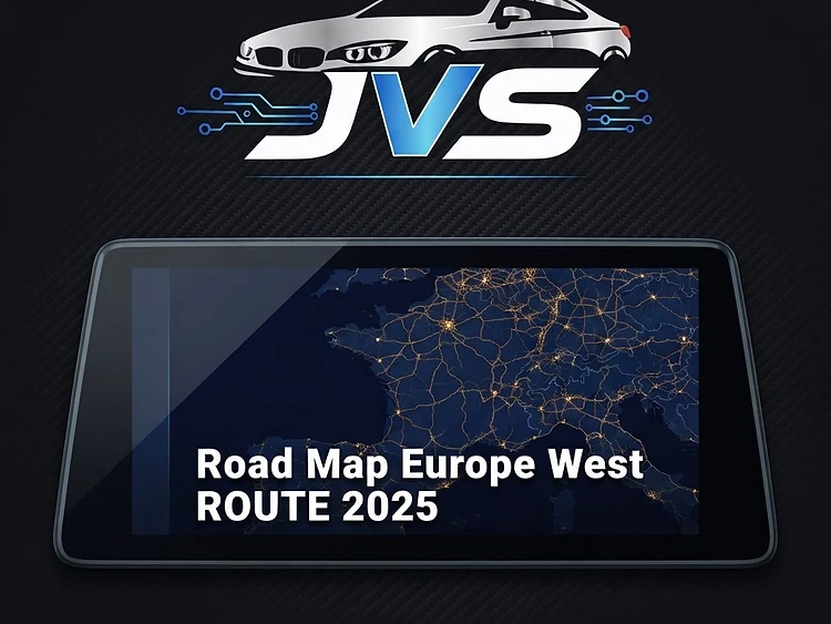 BMW Road Map Europe West ROUTE 2025 — EntryNav Map Update — JVS digital store