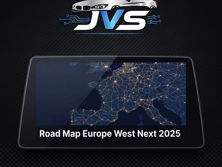 BMW Road Map Europe West Next 2025 — NBT Map Update — JVS digital store