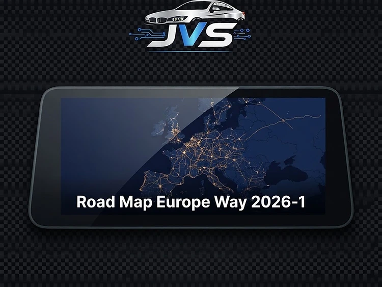 BMW Road Map Europe Way 2026-1 — EntryEvo Map Update — JVS digital store