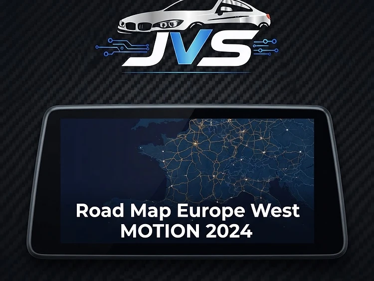 BMW Road Map Europe West MOTION 2024 — CCC Motion Map Update — JVS digital store
