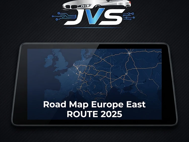 BMW Road Map Europe East ROUTE 2025 — EntryNav Map Update — JVS digital store