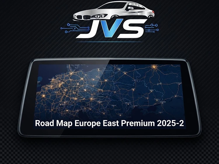 BMW Road Map Europe East Premium 2025-2 — CIC Map Update — JVS digital store