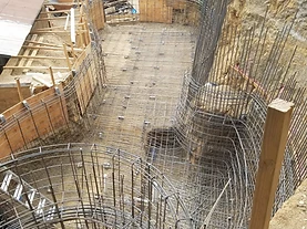Retaining walls & grade beams