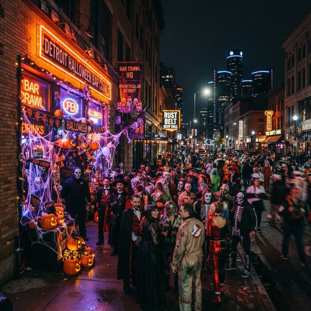 Detroit Halloween Bar Crawls