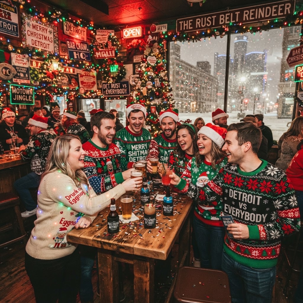 Detroit Christmas Bar Crawls