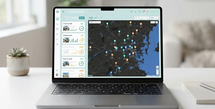 OnParIQ property search dashboard