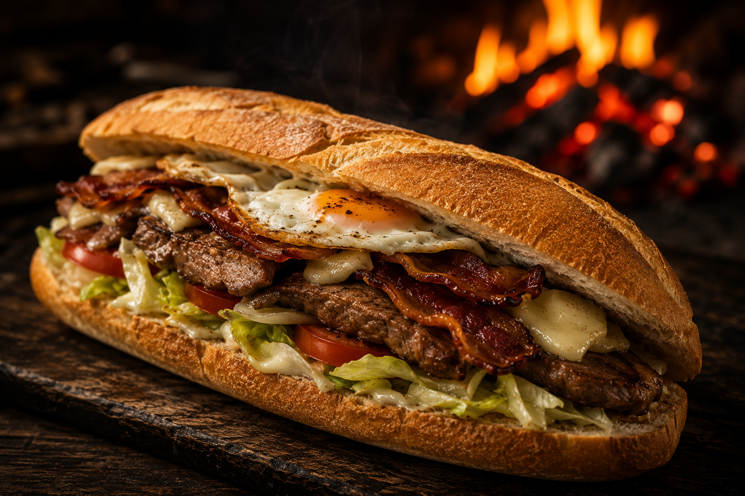 Bocadillo de Chivito Macarena