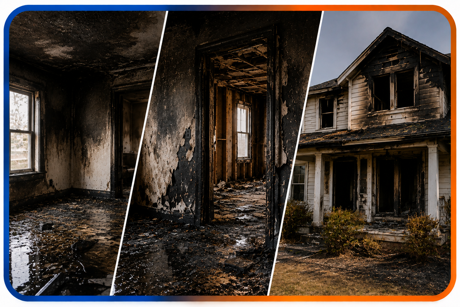 Fire damage restoration