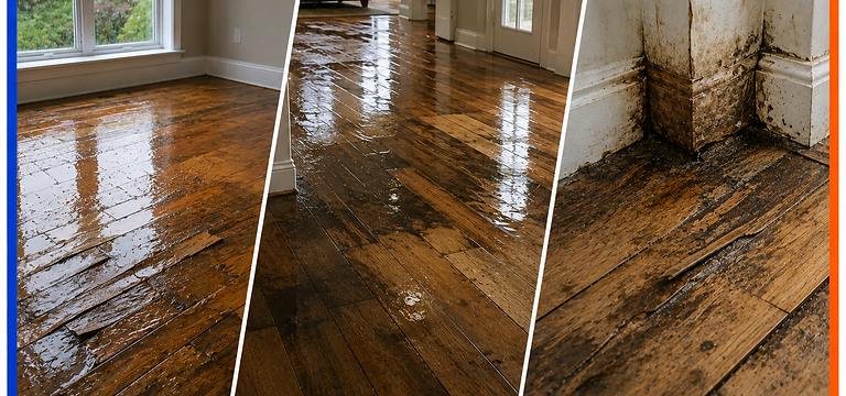 Timber Floor Water Damage