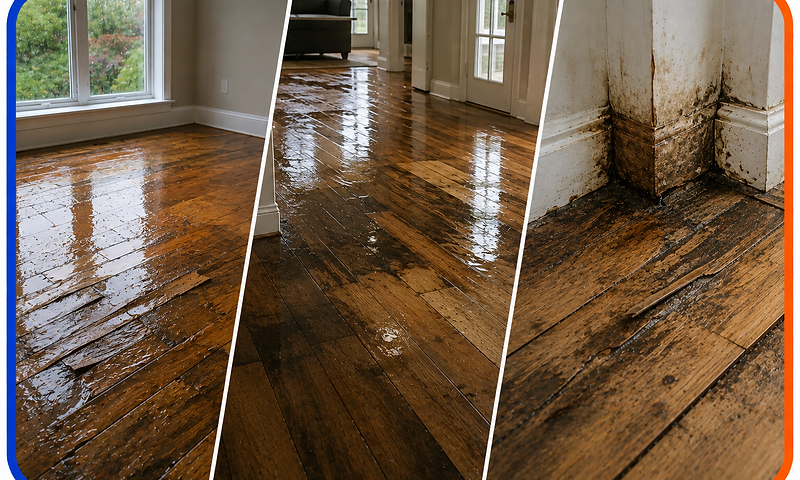Timber Floor Water Damage Restoration