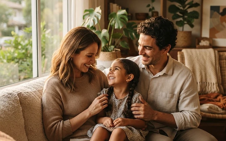 Família protegida com o plano Berti Mais