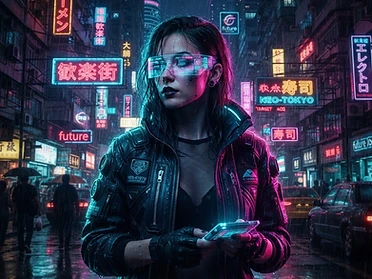 Cena cyberpunk