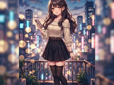 Estilo anime ilustrado