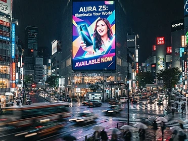Mídia externa noturna