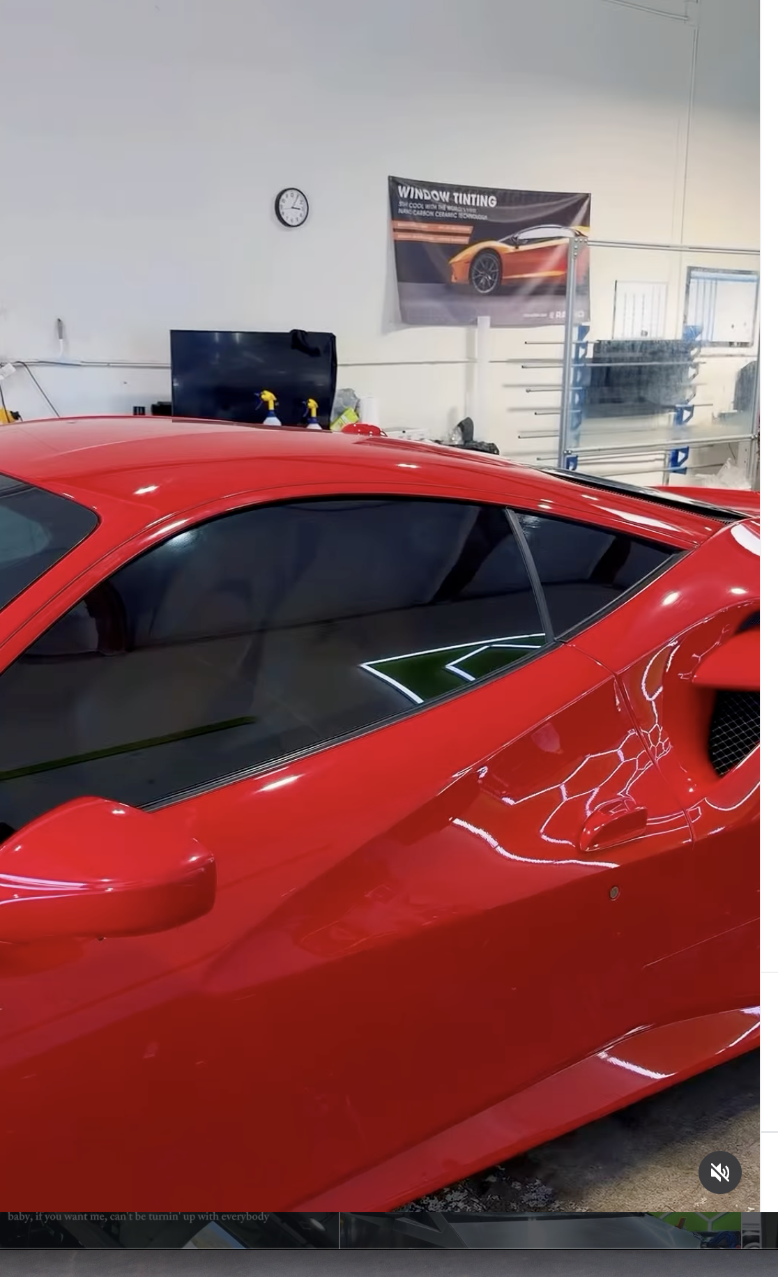 Tinted Ferrari