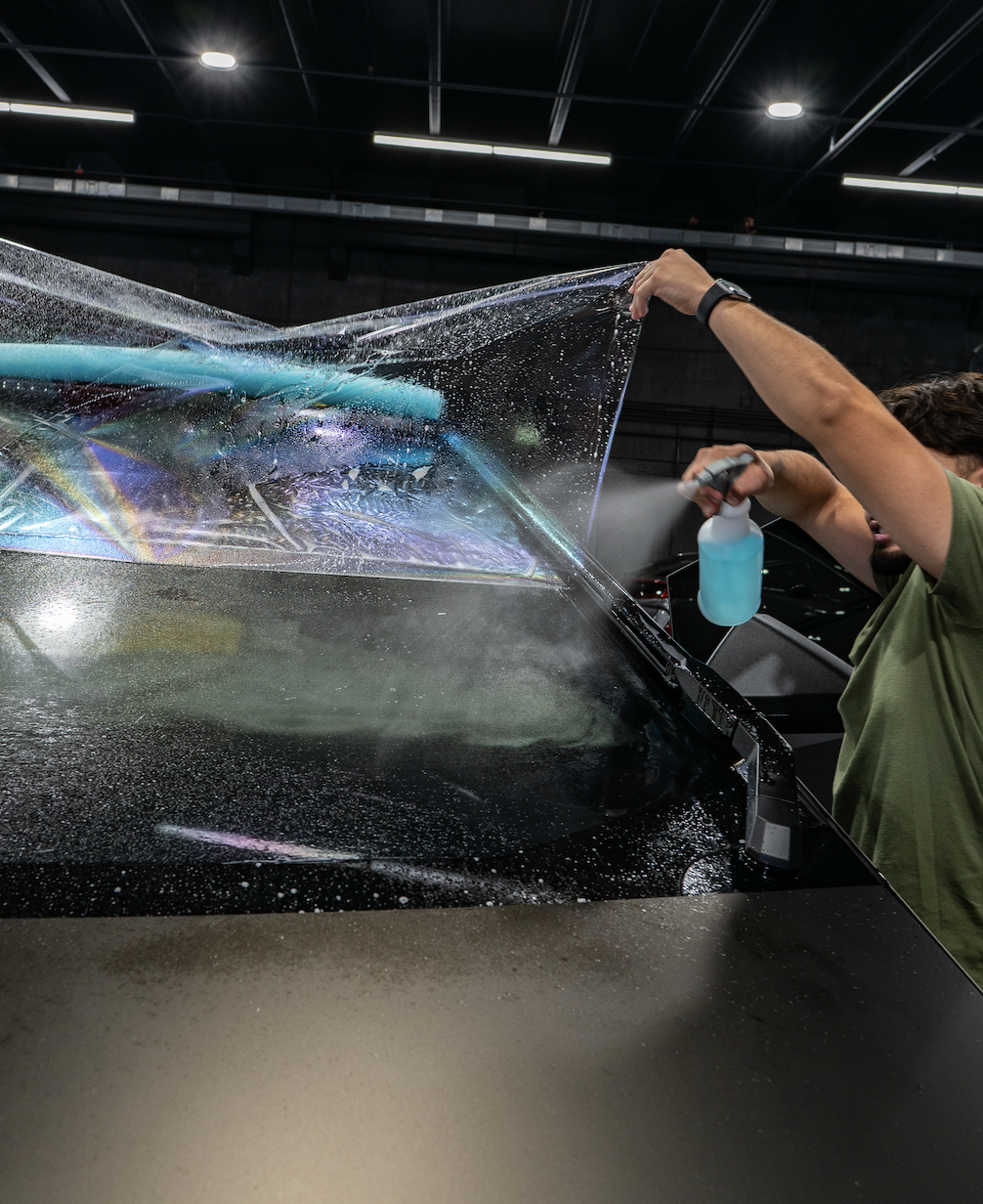 Window tint installation