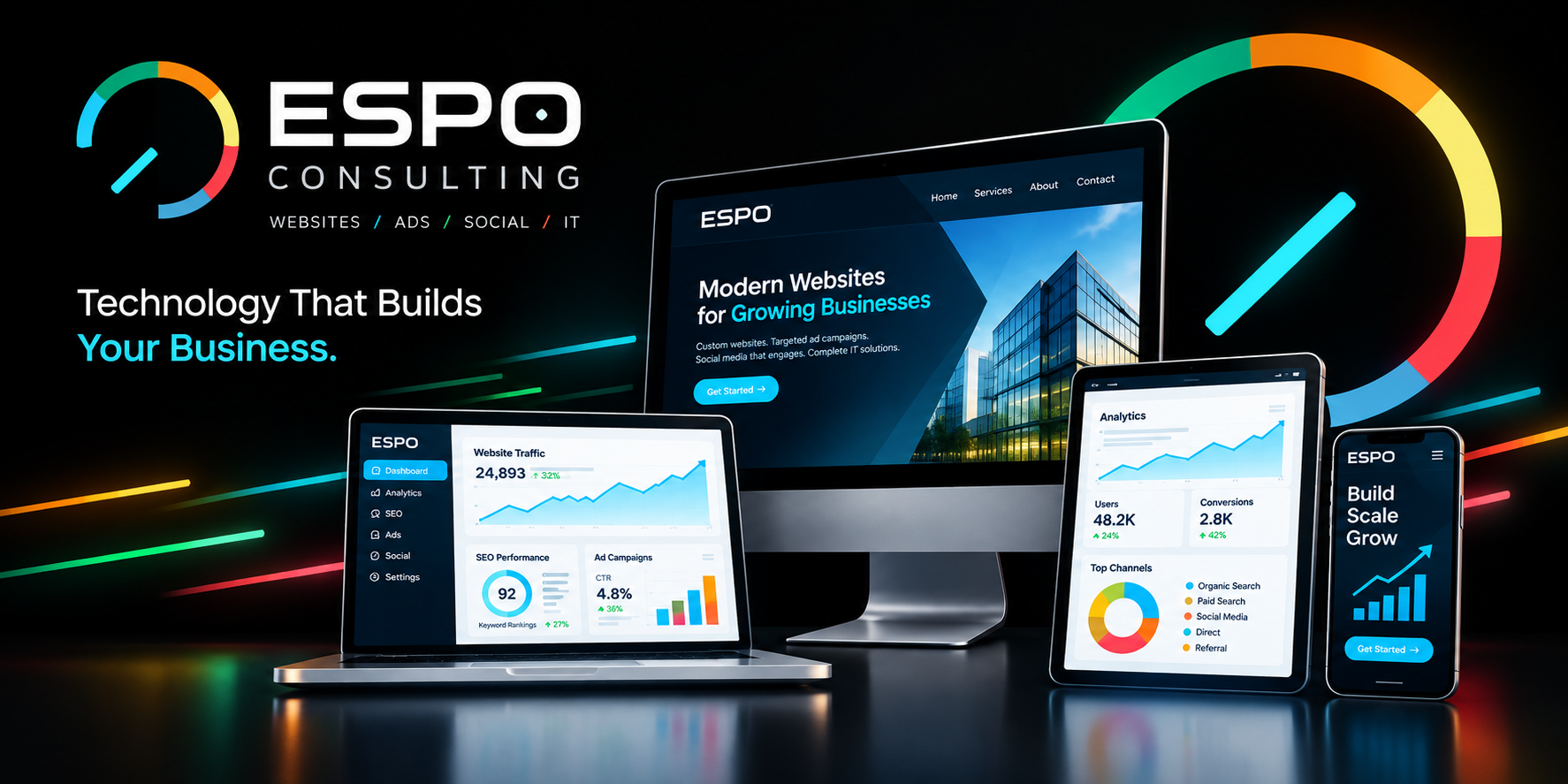 Espo Consulting — Technology That Builds Your Business. Websites, Ads, Social, IT.