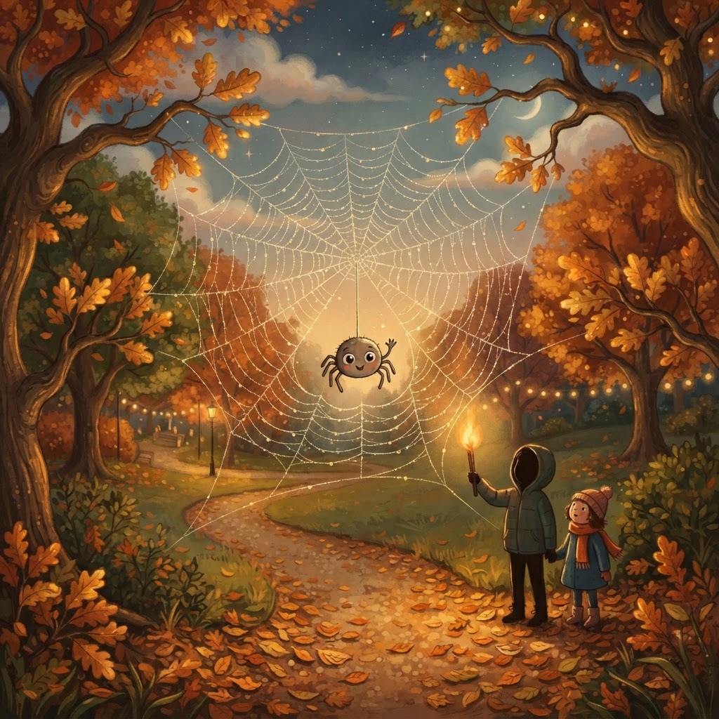 Spiders aren't so scary — Morden Hall Park