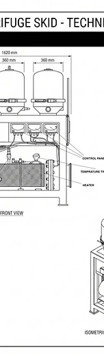Project installation — decanter rotor