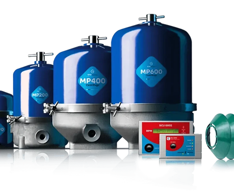 Deco B.V. product range — industrial oil cleaning equipment