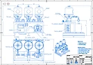 MP600 Triple Skid — technical drawing
