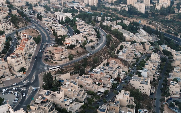 Neighborhood aerial view
