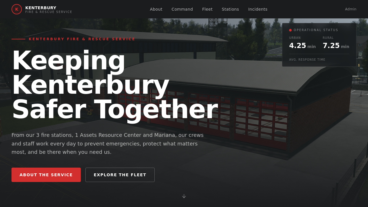 Kenterbury Fire * Rescue template preview