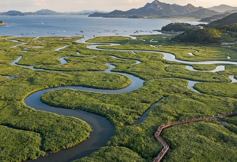 Jeollanam-do in the southwest of Korea — Wolchulsan, Suncheon Bay and Namwon