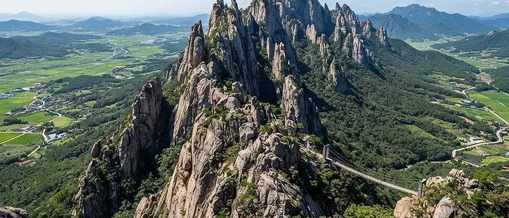 Wolchulsan Sanseongdae granite ridge